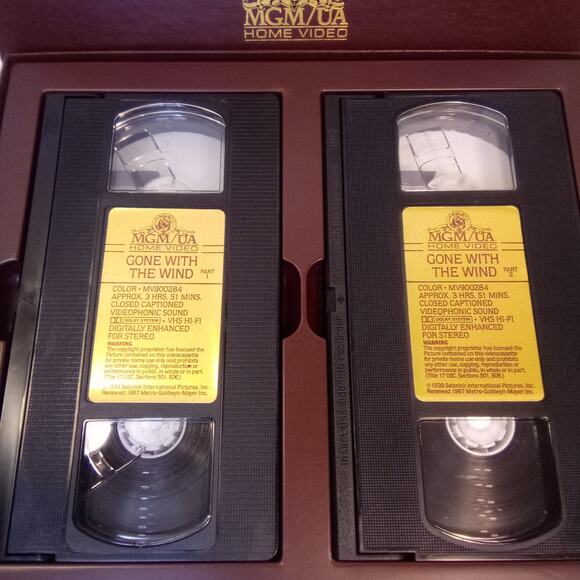 Gone With The Wind MGM VHS Movie Box Set - Picture 3 of 9